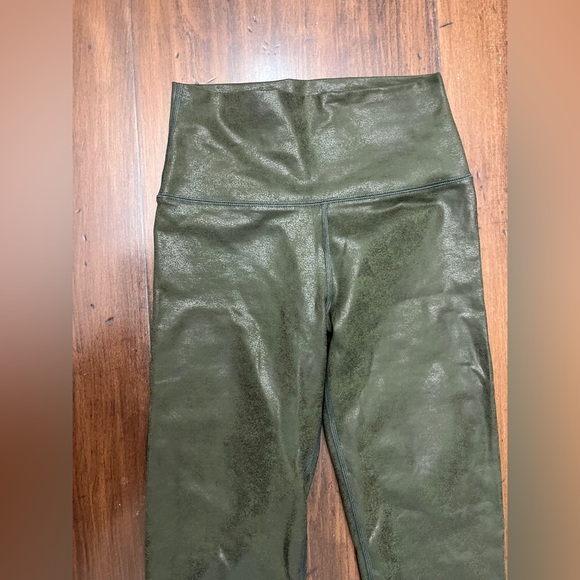 Offline By Aerie High Waist Olive Crackle Set Size Small Activewear Athleisure - Picture 12 of 15